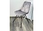 Стул MARBELLA PK6015-03 (VBP203) античный серебристо-серый, велюр