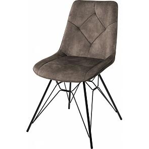 Стул MARBELLA PK6015-08 (VBP208) античный серо-бежевый, велюр