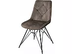 Стул MARBELLA PK6015-08 (VBP208) античный серо-бежевый, велюр