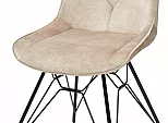 Стул MARBELLA PK6015-10 (VBP210) античный бежевый, велюр