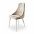 Стул Милан белый матовый (Краш 01 шампань)