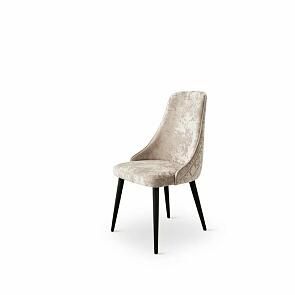 Стул Милан черный матовый (Краш 01 шампань)