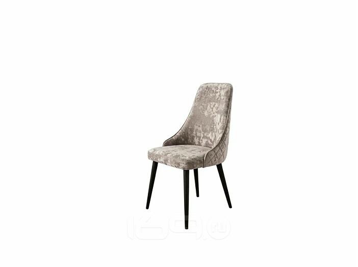 Стул Милан черный матовый (Краш 05 кашемир)