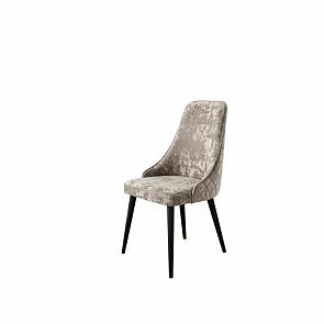 Стул Милан черный матовый (Краш 05 кашемир)