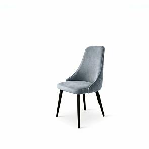 Стул Милан черный матовый (Краш 10 платина)