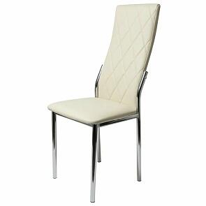 Стул Мираж Ромб (Блисс кожзам белый)