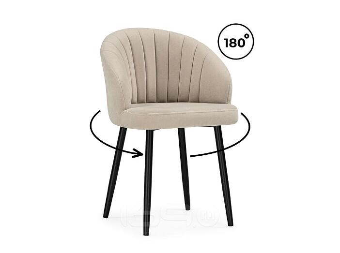 Стул на металлокаркасе Бэнбу крутящийся marseille 13 данс / черный