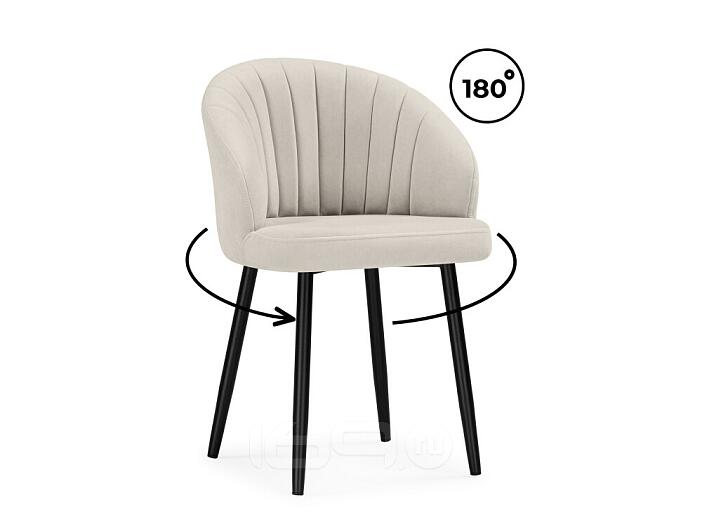 Стул на металлокаркасе Бэнбу крутящийся marseille 2 данс / черный