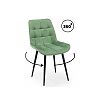Стул на металлокаркасе Челси 360 К фисташковый (zd 651) / черный