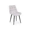 Стул на металлокаркасе Челси 360 К светло-серый (zd 960) / черный