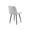 Стул на металлокаркасе Челси 360 К светло-серый (zd 960) / черный