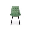 Стул на металлокаркасе Челси 360 П фисташковый (zd 651) / черный