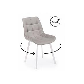 Стул на металлокаркасе Челси 360 П латте (zd 290) / белый