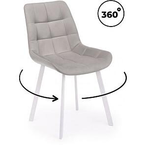 Стул на металлокаркасе Челси 360 П латте (zd 290) / белый