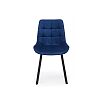 Стул на металлокаркасе Челси 360 П синий (zd 798) / черный