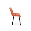 Стул на металлокаркасе Челси 360 П терракотовый (zd 432) / черный