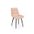 Стул на металлокаркасе Челси К бежевый (zd 210) / черный