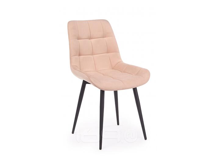 Стул на металлокаркасе Челси К бежевый (zd 210) / черный