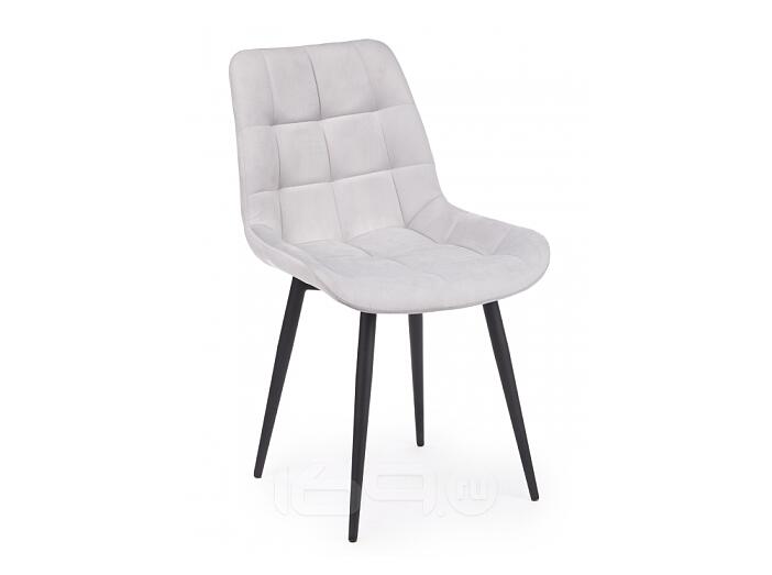 Стул на металлокаркасе Челси К светло-серый (zd 960) / черный