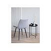 Стул на металлокаркасе Челси К светло-серый (zd 960) / черный
