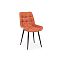 Стул на металлокаркасе Челси К терракотовый (zd 432) / черный