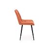 Стул на металлокаркасе Челси К терракотовый (zd 432) / черный