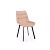 Стул на металлокаркасе Челси П бежевый (zd 210) / черный