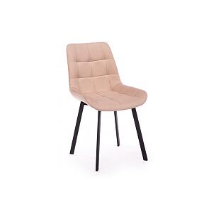 Стул на металлокаркасе Челси П бежевый (zd 210) / черный