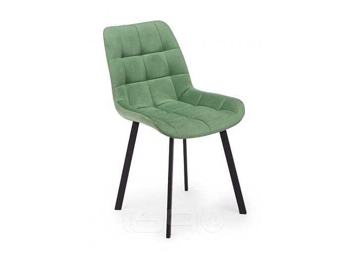 Стул на металлокаркасе Челси П фисташковый (zd 651) / черный