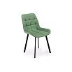 Стул на металлокаркасе Челси П фисташковый (zd 651) / черный