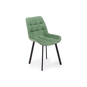 Стул на металлокаркасе Челси П фисташковый (zd 651) / черный