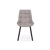 Стул на металлокаркасе Челси П латте (zd 290) / черный
