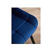 Стул на металлокаркасе Челси П синий (zd 798) / черный