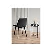 Стул на металлокаркасе Челси П темно-серый (zd 995) / черный