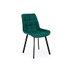 Стул на металлокаркасе Челси П зеленый (zd 667) / черный