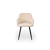 Стул на металлокаркасе Эолин 360 бежевый (glory 03) / черный