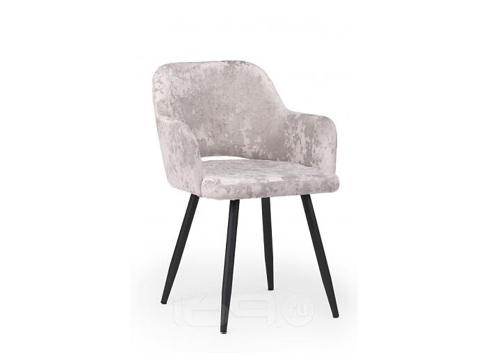 Стул на металлокаркасе Эолин латте (simple 008) / черный