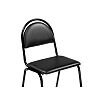 Стул на металлокаркасе Гумер черный / черный глянец