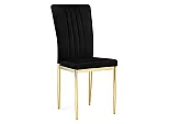 Стул на металлокаркасе Rek black / gold