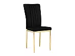 Стул на металлокаркасе Rek black / gold