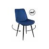 Стул на металлокаркасе Седа 360 синий (zd 798) / черный