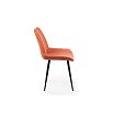 Стул на металлокаркасе Седа 360 терракотовый (zd 432) / черный
