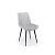 Стул на металлокаркасе Седа светло-серый (zd 960) / черный