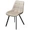 Стул ONION G062-03 светлый беж, велюр/чёрный каркас