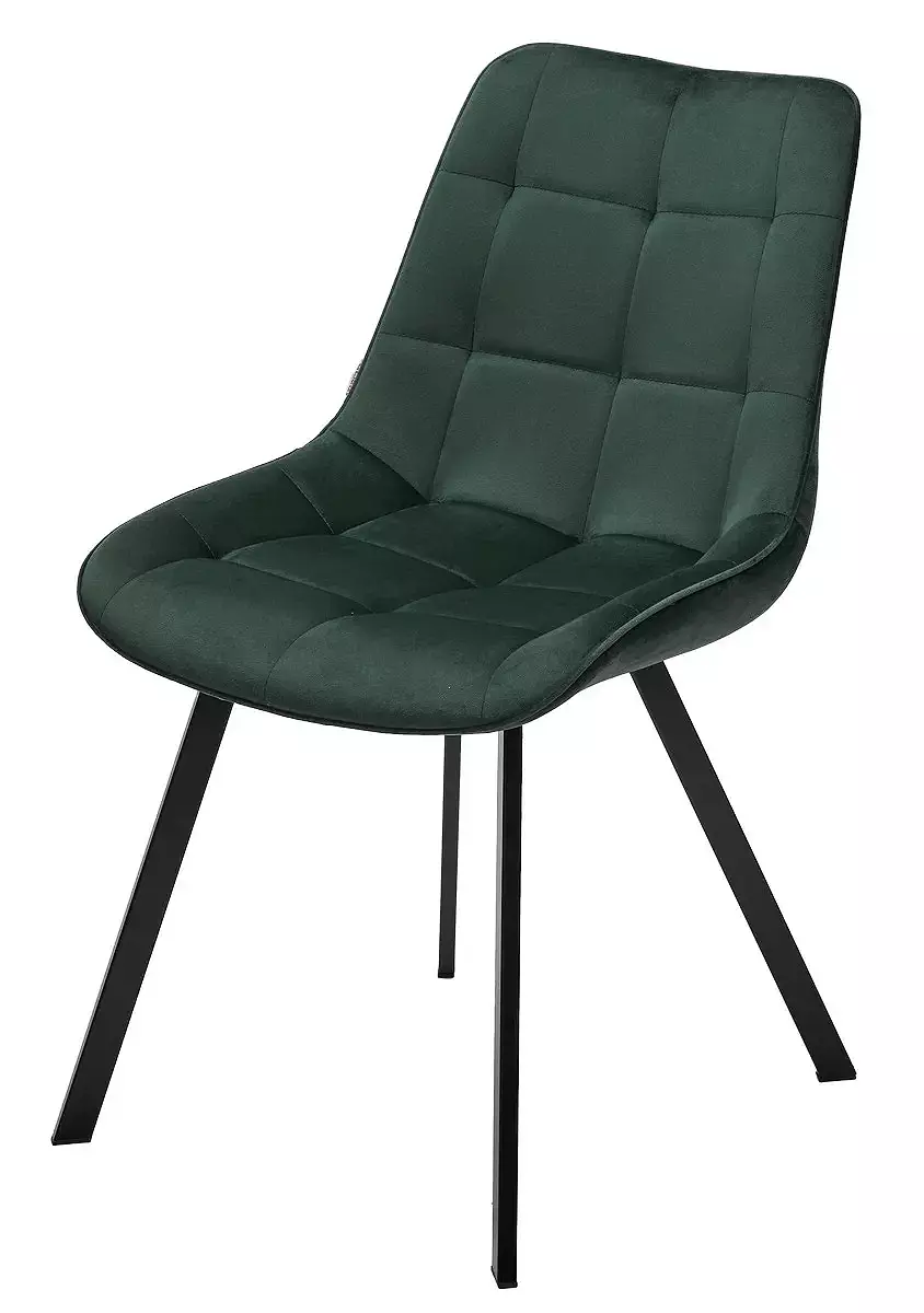 Стул ONION G062-18 зелёный, велюр/чёрный каркас стул seattle v серый 27 велюр чёрный каркас