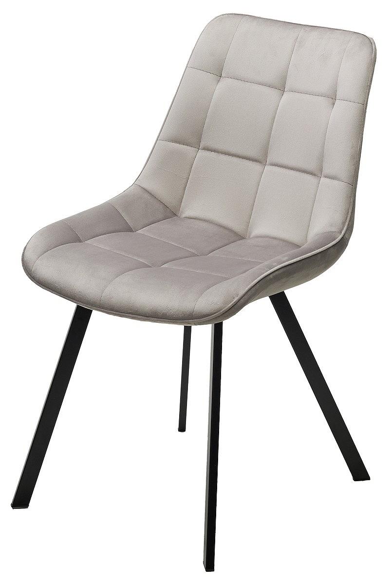 Стул ONION G062-37 светло-серый, велюр/чёрный каркас стул seattle v серый 27 велюр чёрный каркас