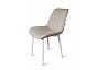 Стул Оскар белый матовый (Velutto 07 бежевый)