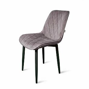 Стул Оскар черный матовый (Краш 12 тауп)