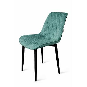 Стул Оскар черный матовый (Краш 22 виридиан)