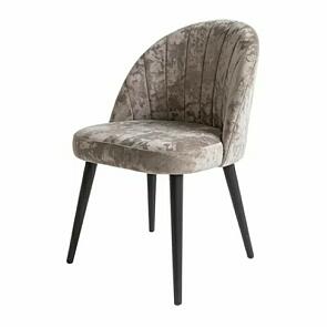 Стул Палермо черный матовый (Краш 05 кашемир)